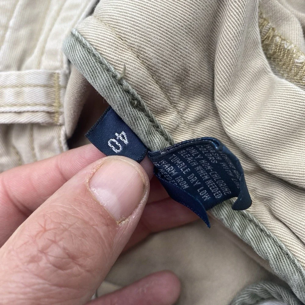 Vintage Ralph Lauren Polo Y2K Cargo Baggy Khaki Mens Size 40 VGC‎